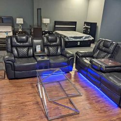 Genuine Leather 2 Piece Set