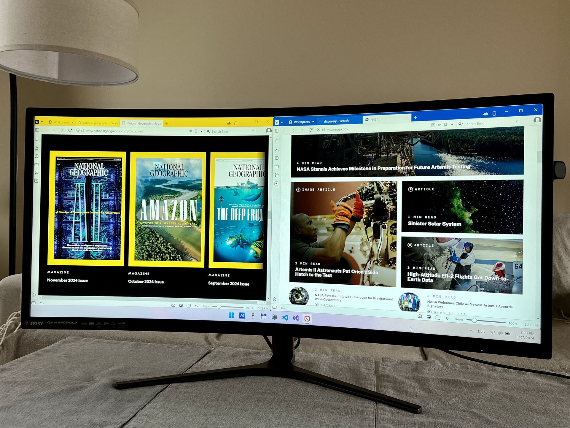 Monitor 34” MSI Optix MAG341CQ