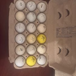 Golf Balls. 