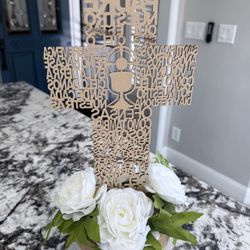 1st Communion center Pieces And Backdrop 