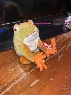 TY Beanie Baby Frog 
