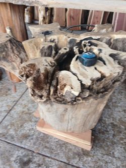 Large Natural Wood Burl Stump