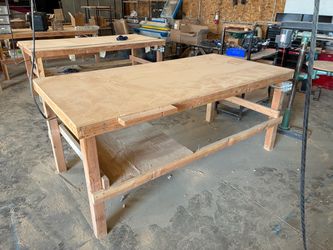 Wood work bench