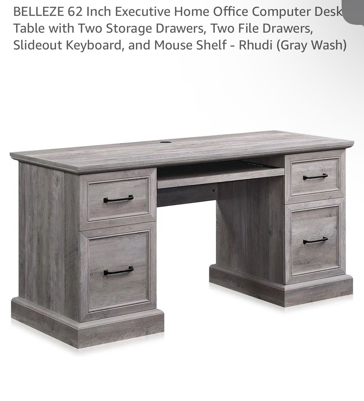 Executive Home Office Computer Desk