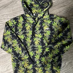 Supreme X Northface Collab Weed Hoodie