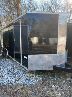 ENCLOSED VNOSE TRAILERS ALL SIZES AND COLORS 20FT24FT 28FT 32FT IN STOCK FREE DELIVERY
