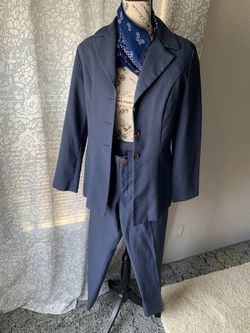 Blue office suit small