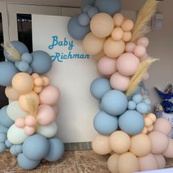 organic balloon arch /Baby Shower-birthday -party-decoration 