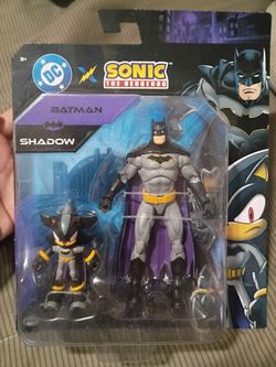 Sonic/Batman figures