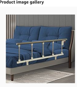 NEAUDE Bed Rail Guard Side Rails for Elderly Adults Seniors Assist Safety Handle Bedside Grab Bar Handicap Bed Railings Cane Care Equipment Home Medic