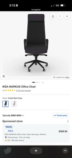 ORIGINAL $299- Vegan leather MARKUS Chair