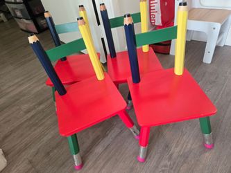 4 toddler chairs