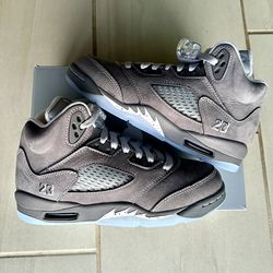 NIKE AIR JORDAN 5 "WOLF GREY" SIZE 4Y