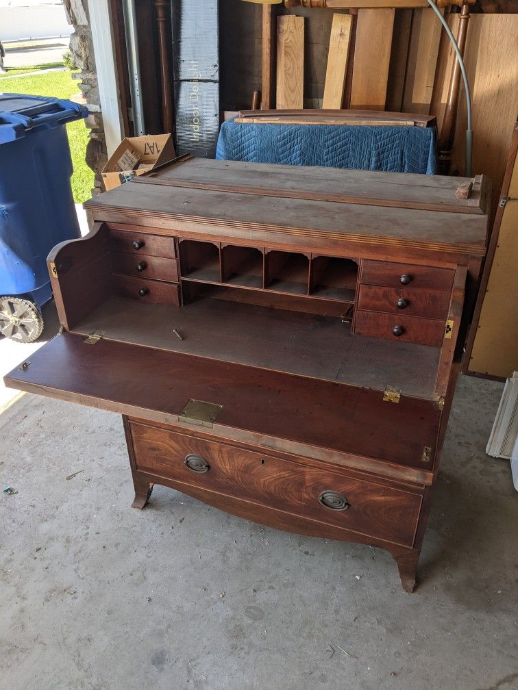 Free Antique Hutch - Needs To Be Restored