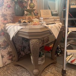 Large antique wood table