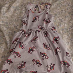 Toddler unicorn dress- 2T