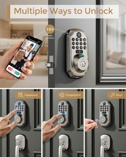 Video Doorbell Smart Deadbolt 