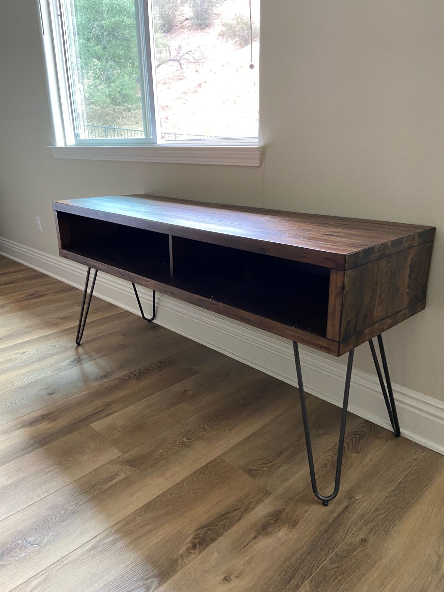 Handmade Midcentury Modern Console Table