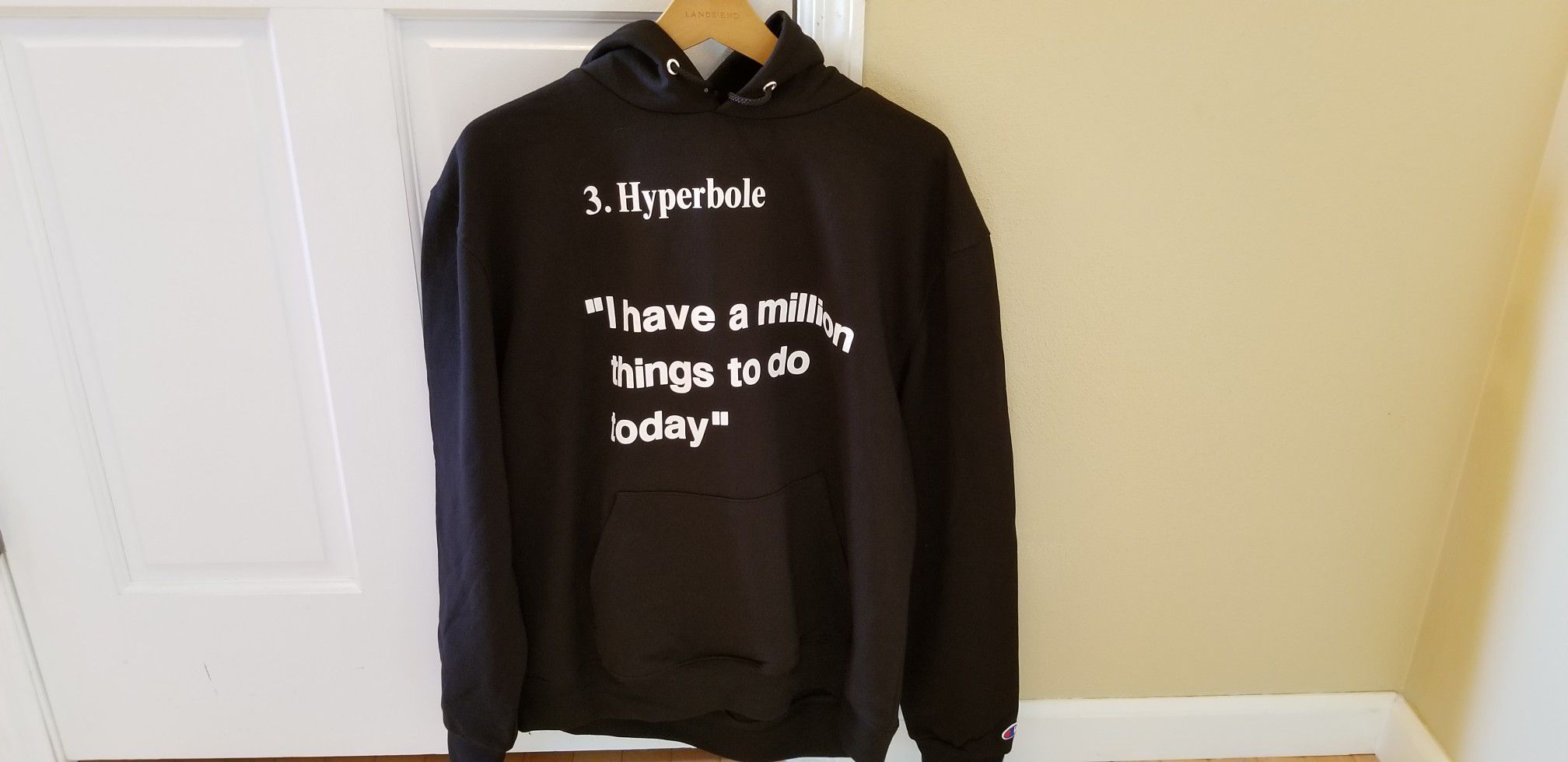 Off-White MCA Hyperbole hoodie Lg
