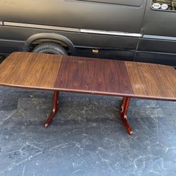 Mid Century Rosewood Dining Table Made In Denmark 