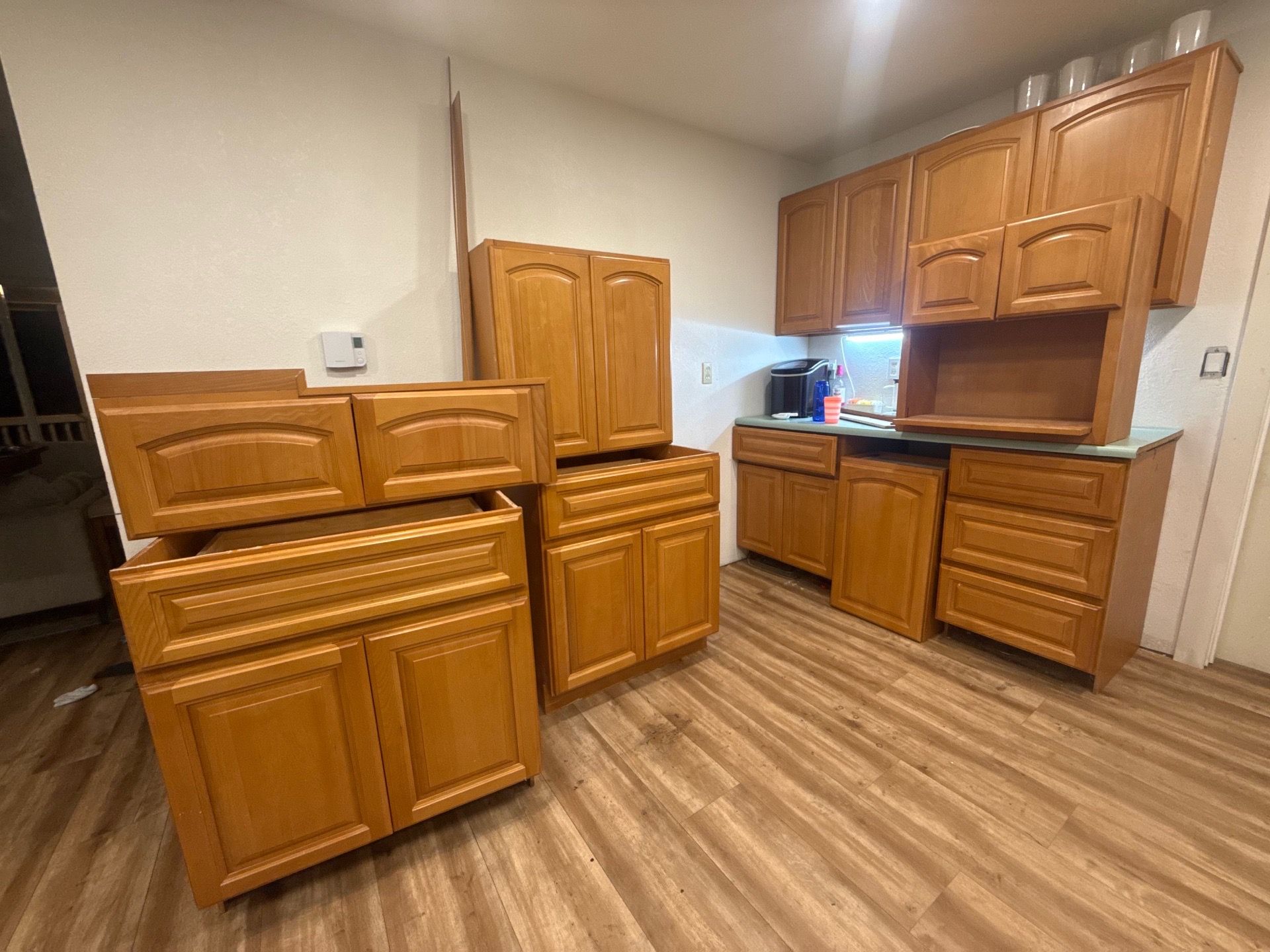 Kitchen cabinets