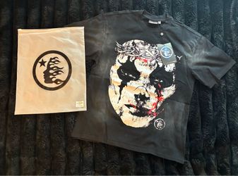 [BNWT] Hellstar "Jesus" Crown of Thorns T-Shirt - Black - Size Medium