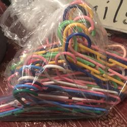 35 Multi Colored Baby/kids Hangers
