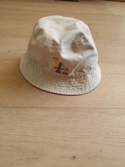 BTS x NEW ERA x MLB Collaboration Dynamite LA Dodgers IVORY Bucket Hat One Size