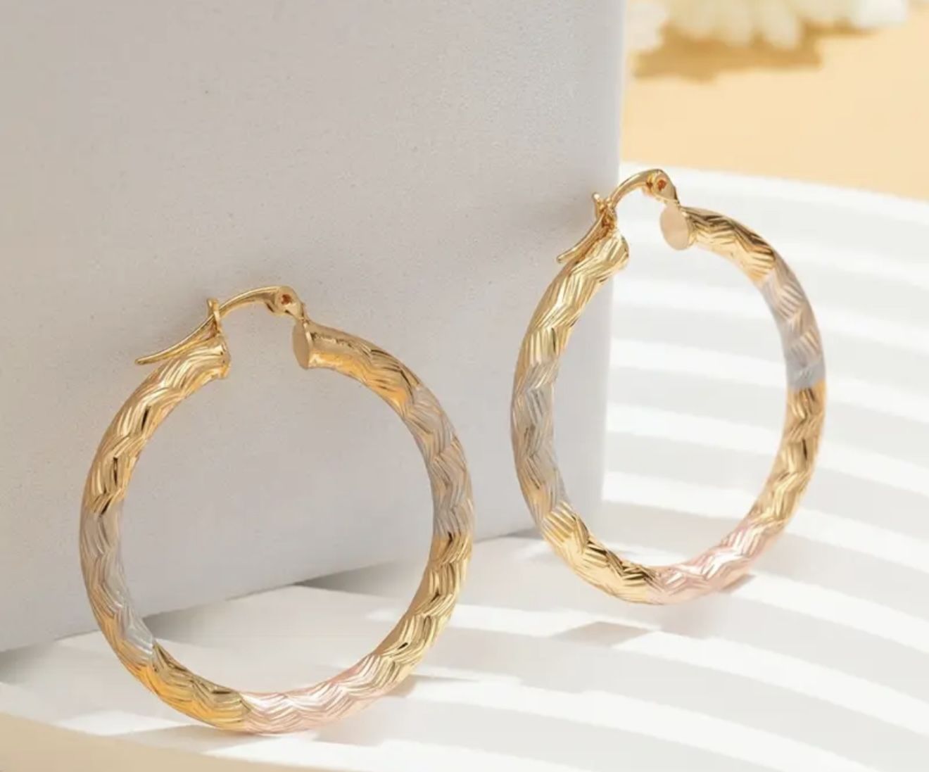 1 Pair Alloy Circular Drop Hook Earrings, Fashionable Minimalist Style, Party Jewelry Gift
