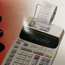 Sharp Printer Calculator 