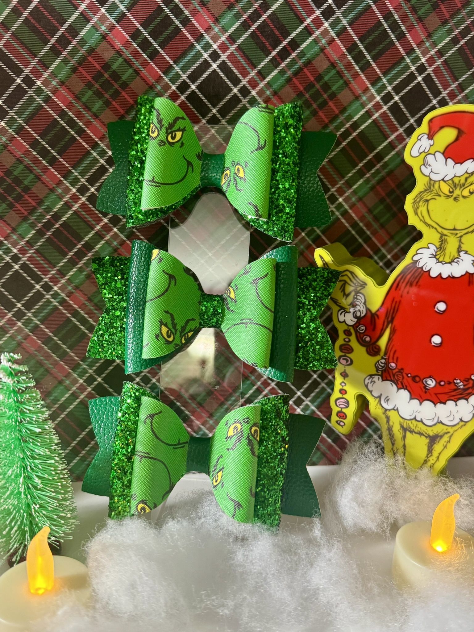 Grinch Bows