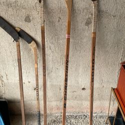 Wooden Hockey Sticks