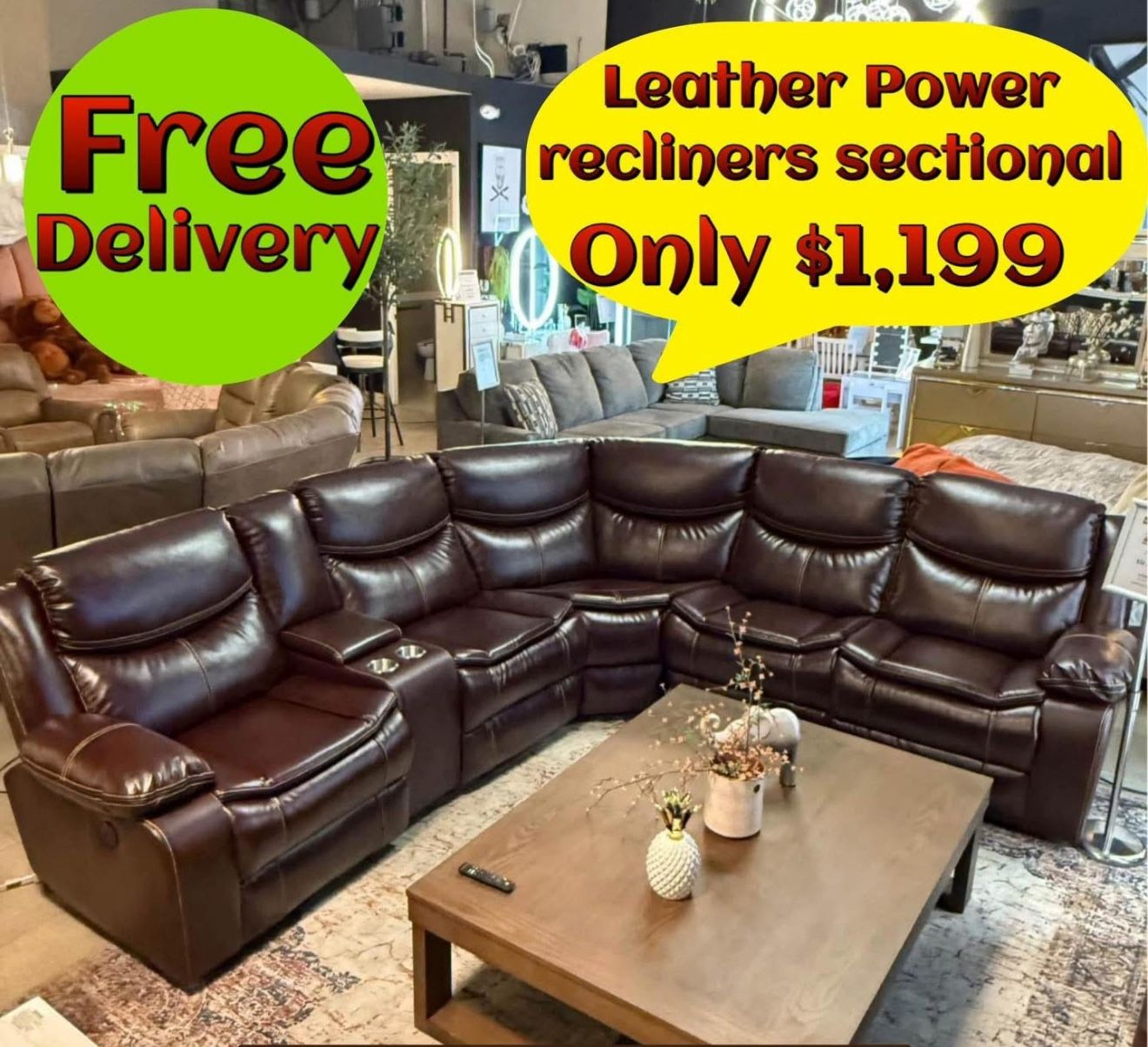Recliner Sectional 