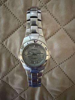 Vintage Silver Armitron Mens Watch