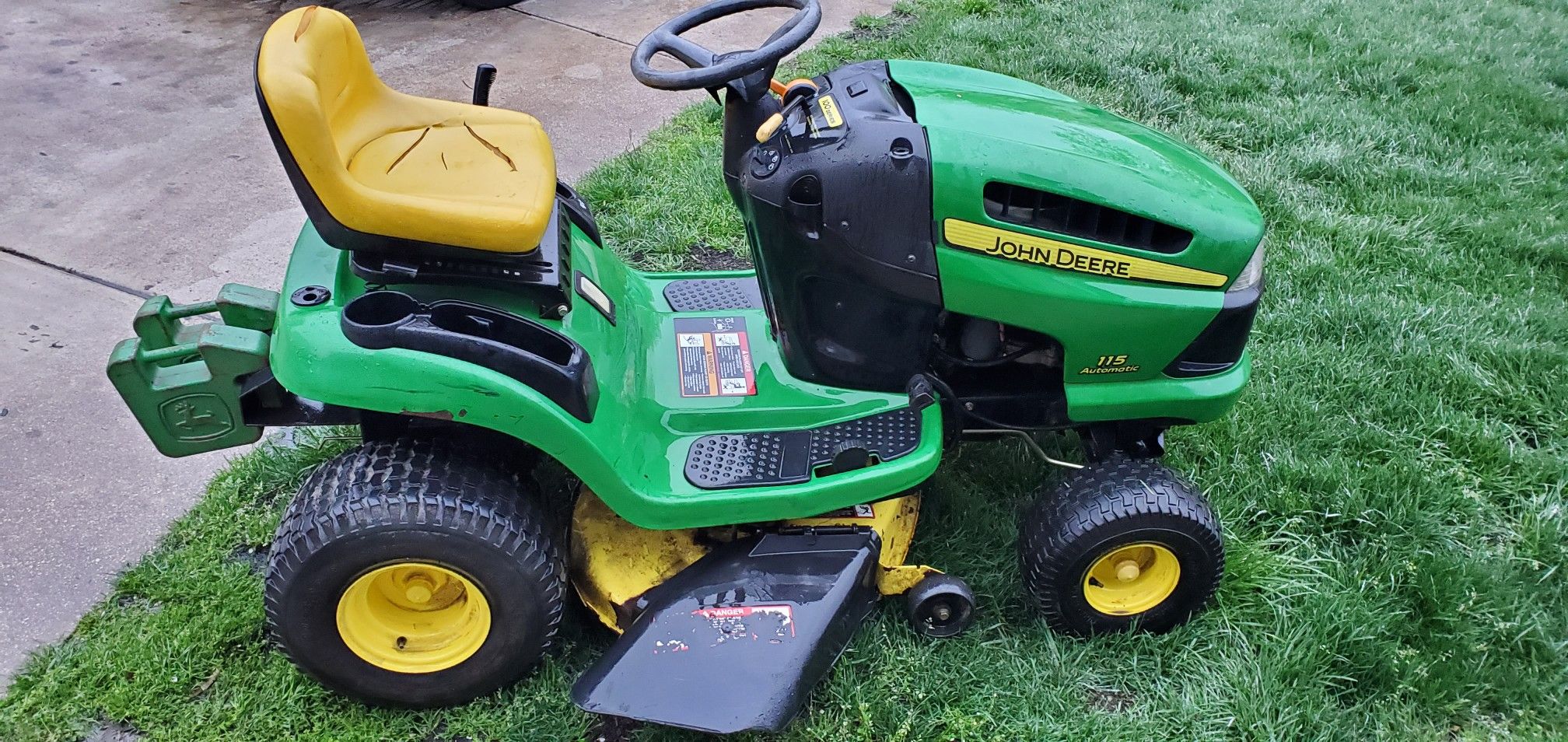 Removal of unwanted lawnmower