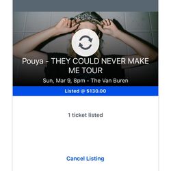 Pouya - THEY COULD NEVER MAKE ME tour