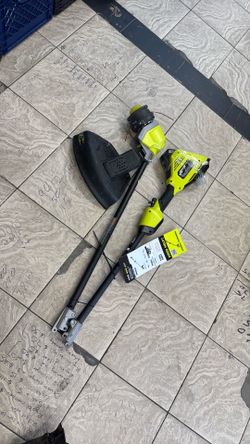 Rypbi 40v hp 17 inch trimmer top of the line. No battery no charger