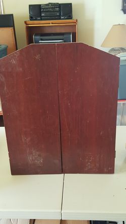 2 dart boards boxes and a dartboard