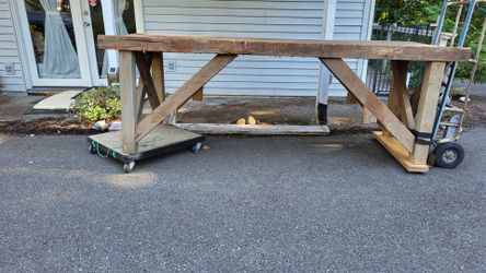 Solid Fir Garage Work Bench
