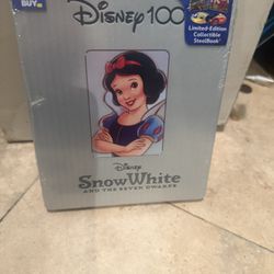 Disney’s Snow White and the Seven Dwarfs STEELBOOK-4K UHD+Blu-ray+Digital-New!