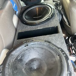 12” Subs And Box