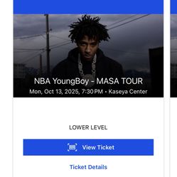 Nba youngboy ticket  