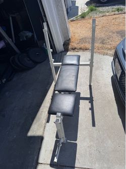 Bench with rack