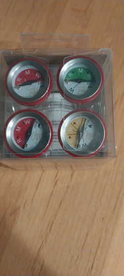 Set of 4 meat thermometers
