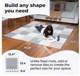 Brand New 71.5"x71.5" MioTetto Baby Play Mat