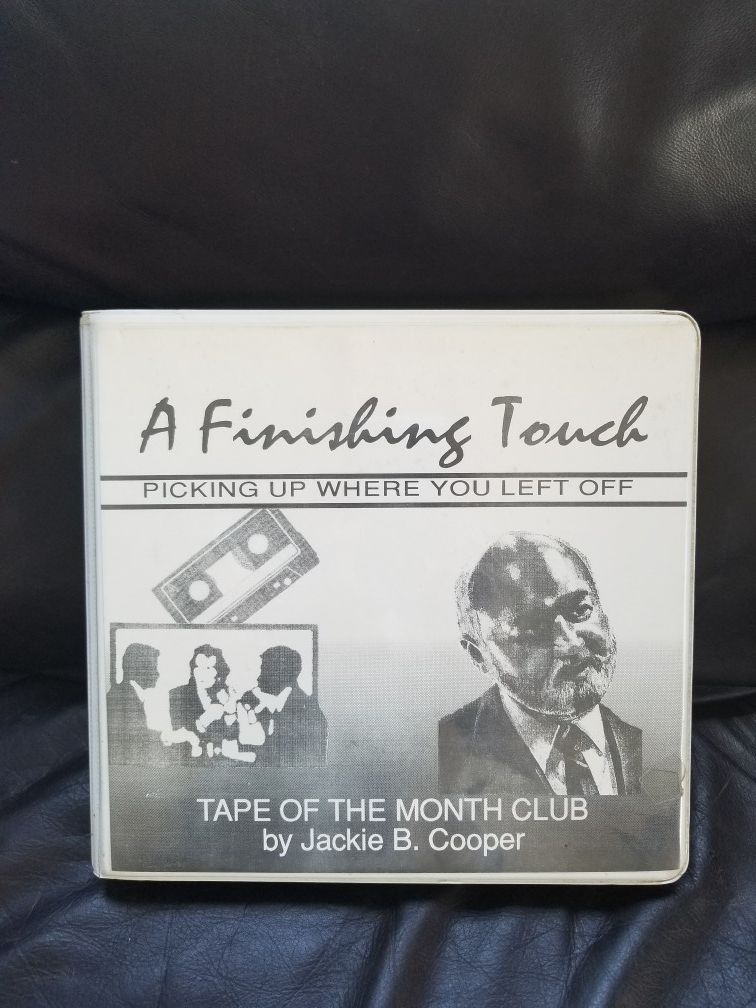 Jackie B Cooper car sales training tapes