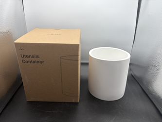 Misen Utensils Container Light Cream Concrete 5.5 X 6” New. Never Used 