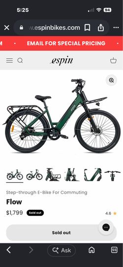 Used Espin Flow e-bike