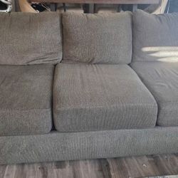 Couche and Overside chair and Ottoman for Sale