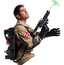 NWT Halloween Costume Ghost Buster Backpack And Spray